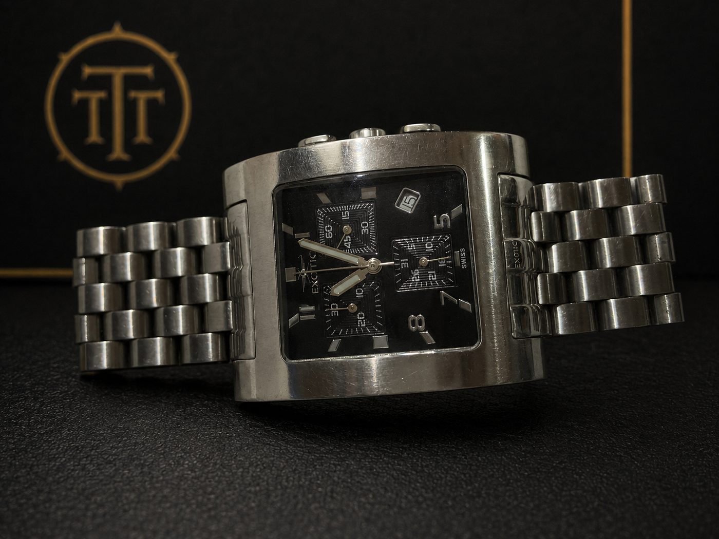 EXOTIC Chunky Curved Cuff Chronograph