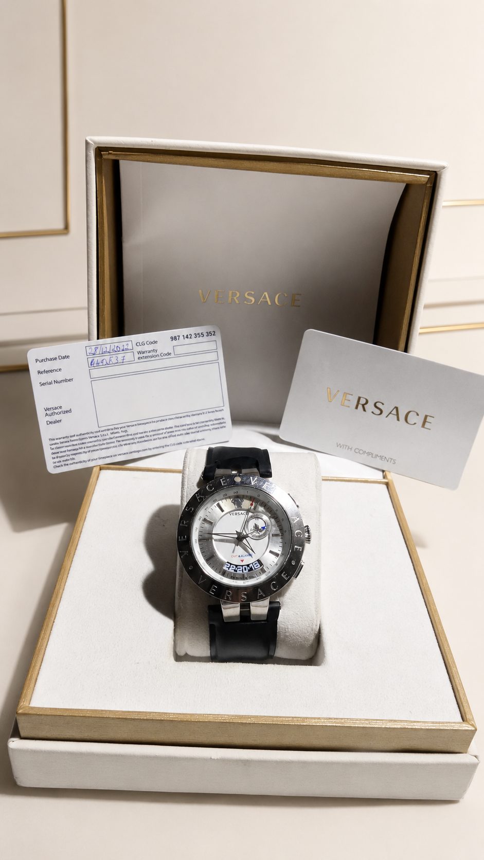 Versace Reve GMT & Alarm